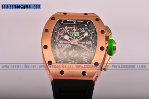 Richard Mille 1:1 Replica RM11-01 Mancini Watch Rose Gold